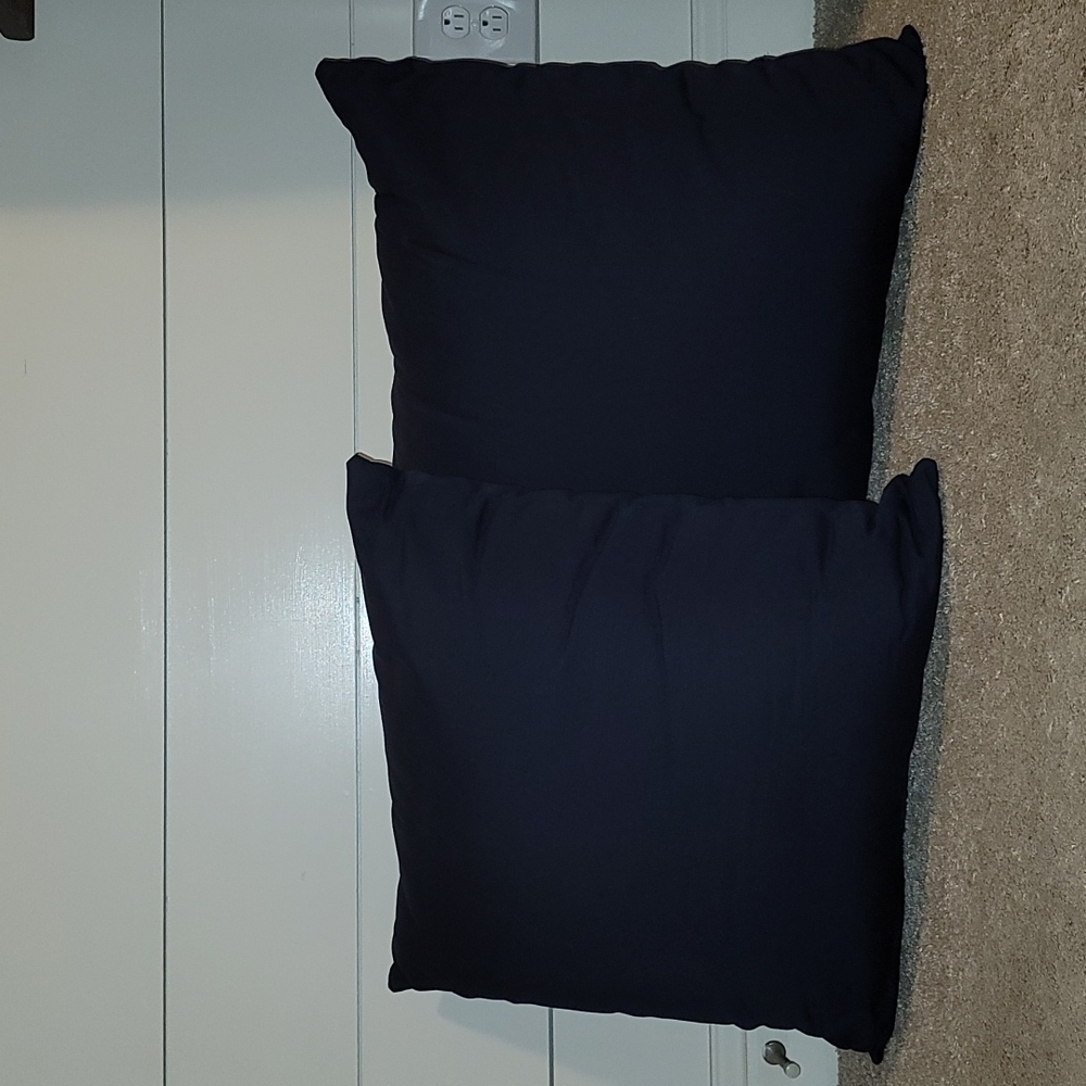 Sunbrella by Pottery Barn Outdoor Navy Throw Pillows